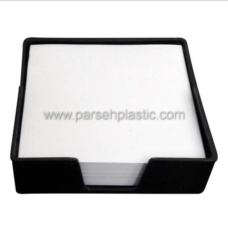 جا یادداشت 10×10 تبلیغاتی مشکی پارسه